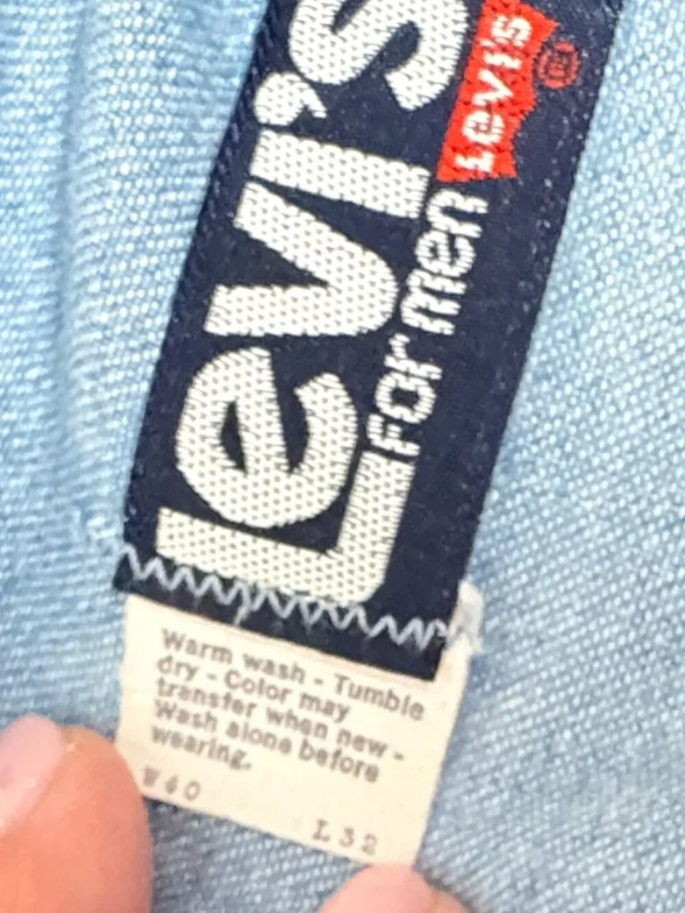 Vintage 1978 Levi’s 571 Orange Tab Jeans Men’s 40x32 USA